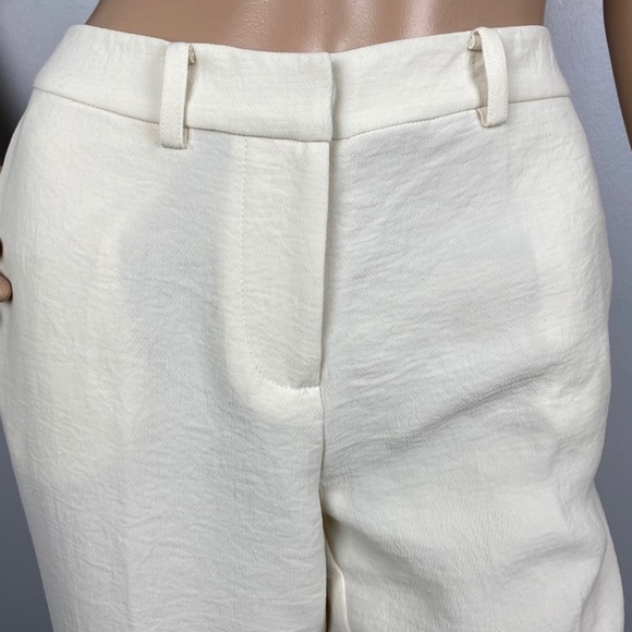 NEW BA&SH BEIGE CROPPED SLIM LEG PANTS - Picture 3 of 9